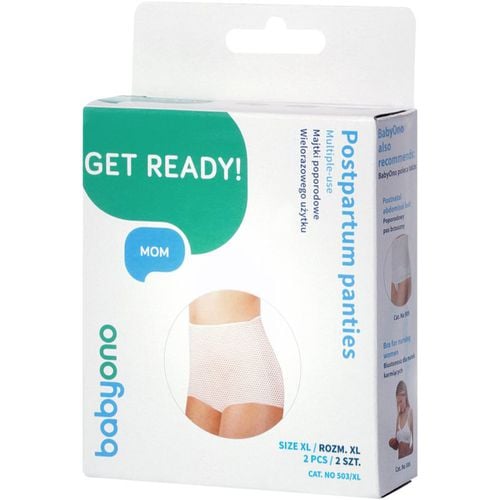 Get Ready Multiple-use Mesh Panties mutandine post parto taglia XL 2 pz - BabyOno - Modalova