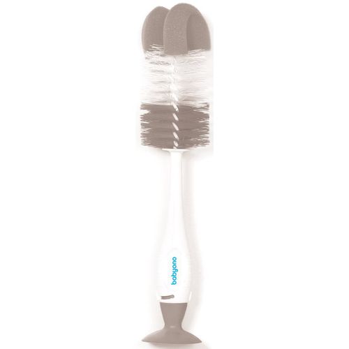 Take Care Brush for Bottles and Teats cepillo de limpieza 2 en 1 Grey 1 ud - BabyOno - Modalova