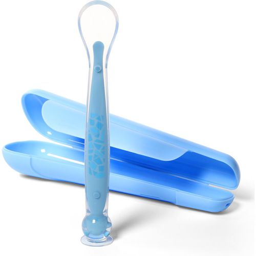 Be Active Suction Baby Spoon cucchiaino + confezione Blue 6 m+ 1 pz - BabyOno - Modalova