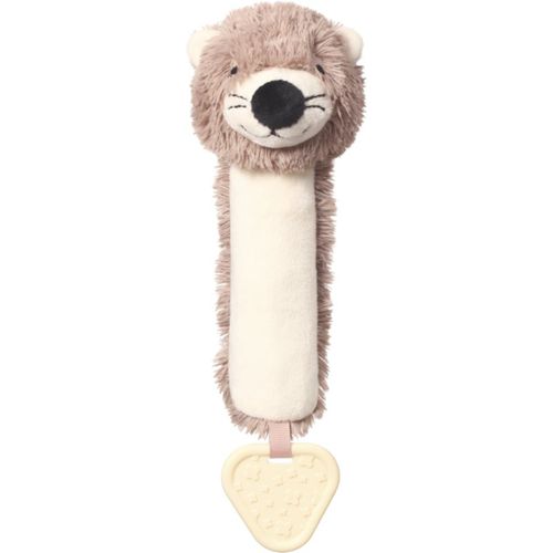 Squeaky Toy with Teether giocattolo con fischietto con dentaruolo Otter Maggie 1 pz - BabyOno - Modalova