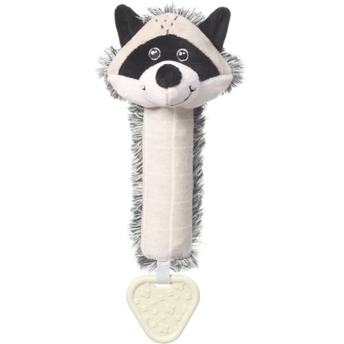 Squeaky Toy with Teether juguete bocina para bebé con mordedor Racoon Rocky 1 ud - BabyOno - Modalova