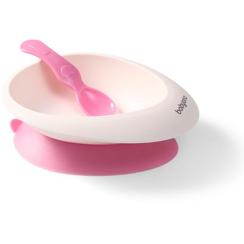 Be Active Bowl with a Spoon set posate Pink 6 m+ 1 pz - BabyOno - Modalova