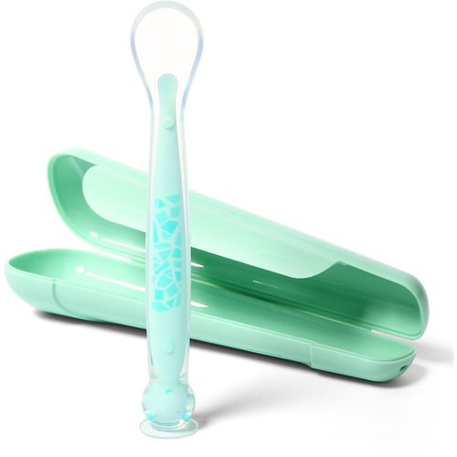 Be Active Suction Baby Spoon Löffelchen + Verpackung Green 6 m+ 1 St - BabyOno - Modalova