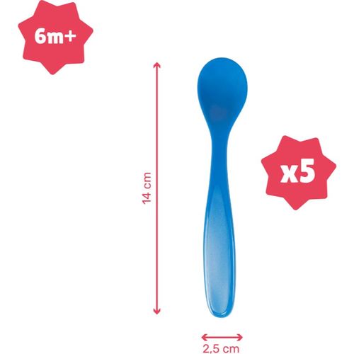 Baby Spoons cuchara 4 m+ 5 ud - Badabulle - Modalova