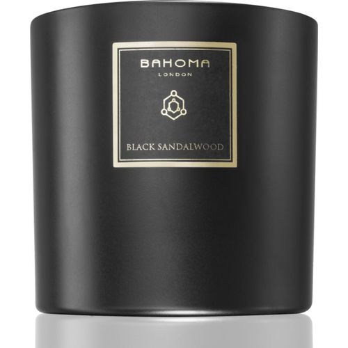 Obsidian Black Collection Black Sandalwood candela profumata 620 g - Bahoma London - Modalova