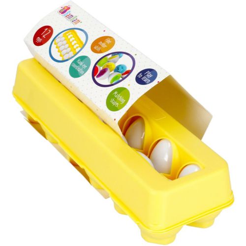 Egg Shape Sorter Set attività giocattolo a incastro 18m+ 10 pz - Bam-Bam - Modalova