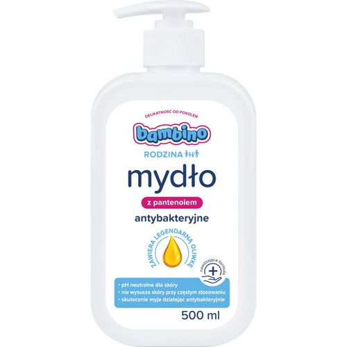 Family Antibacterial Soap jabón líquido limpiador para manos Antibacterial 500 ml - Bambino - Modalova