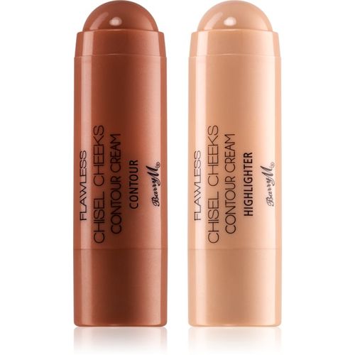 Chisel Cheeks bronceador e iluminador en crema en forma de barra duo balení 2x5 g - Barry M - Modalova