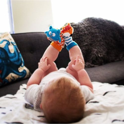 Düo calcetines sonajero Owl / Fox 2 ud - BBLÜV - Modalova