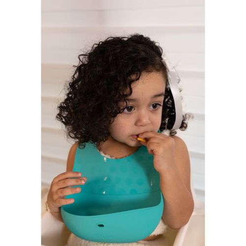 Pöket babero con cuchara Grey/Aqua 2 ud - BBLÜV - Modalova