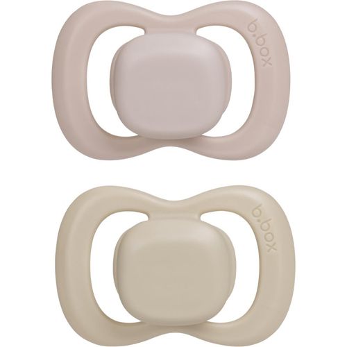 Silicone 0-6m chupete Blush/Latte 2 ud - B.Box - Modalova