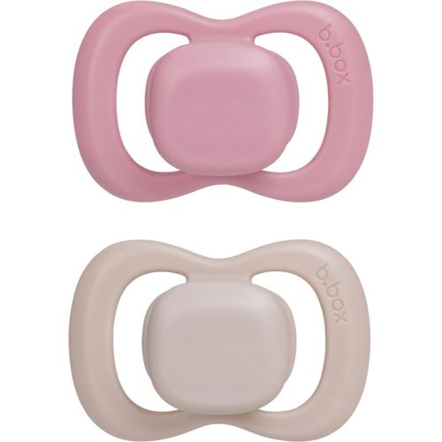 Silicone 6m+ chupete Berry/Blush 2 ud - B.Box - Modalova