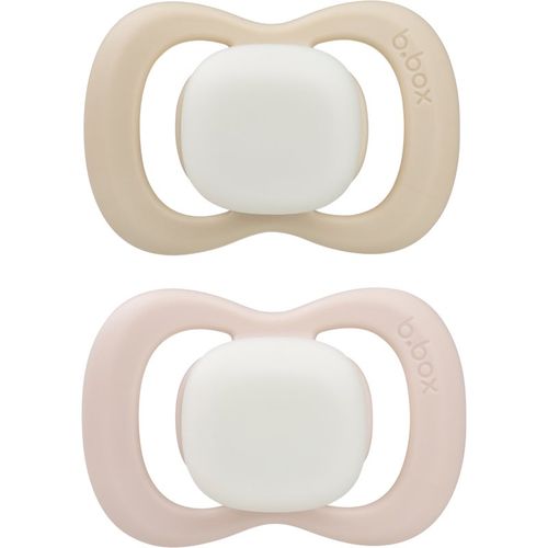 Glow 0-6m chupete Blush/Latte 2 ud - B.Box - Modalova