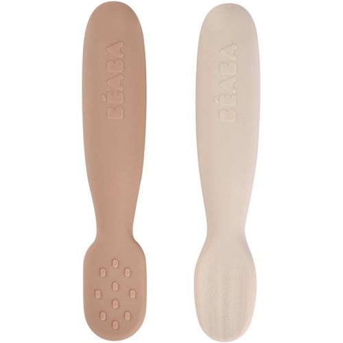 Silicone Pre-Spoons 2 Pack cuchara Praline / Clay 4m+ 2 ud - Beaba - Modalova