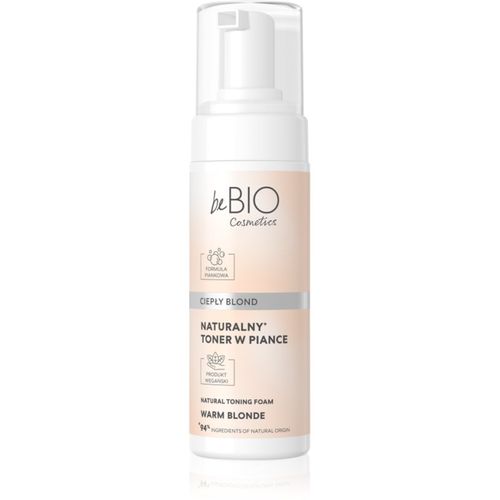 Natural Foam Toner Warm Blonde espuma tonificante para cabello 120 ml - beBIO - Modalova