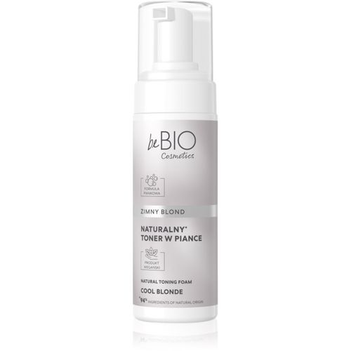 Natural Foam Toner Cool Blonde espuma tonificante para cabello 120 ml - beBIO - Modalova