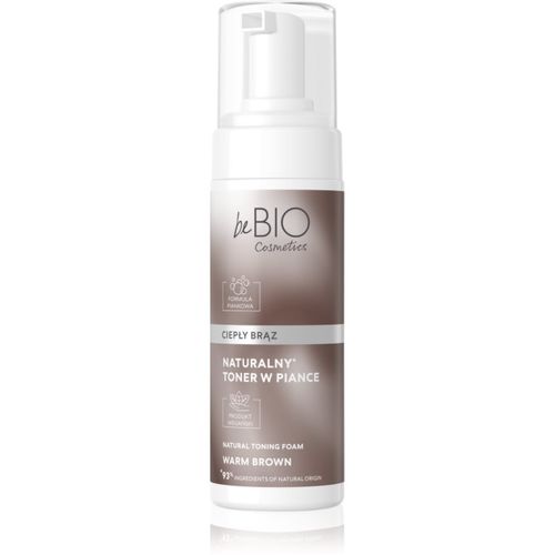 Natural Foam Toner Warm Brown espuma tonificante para cabello 120 ml - beBIO - Modalova