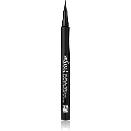 Mat Liner delineador con corrector con efecto mate tono Velvety Black 1.2 ml - bellaoggi - Modalova