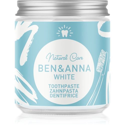 Natural Toothpaste White pasta de dientes en envase de cristal con efecto blanqueador 100 ml - BEN&ANNA - Modalova