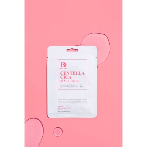 Goodbye Redness Centella mascarilla facial calmante en forma de hoja para pieles problemáticas y con acné 10 ud - Benton - Modalova