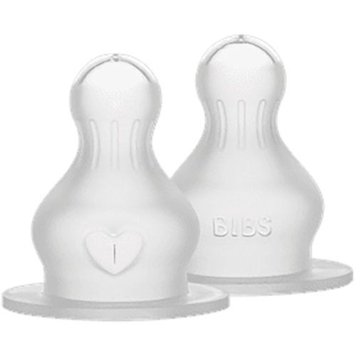 Silicone Bottle Nipple tetina de biberón Medium Flow 2 ud - BIBS - Modalova