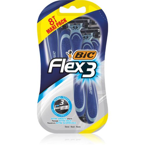 FLEX3 maquinillas de afeitar desechables para hombre 8 ud - BIC - Modalova