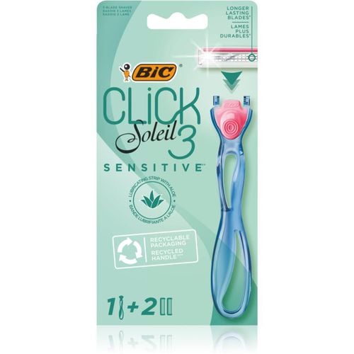 Soleil Click Sensitive maquinilla de afeitar femenina + hojas de recambio 2 ud - BIC - Modalova