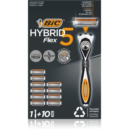 Flex5 Hybrid maquinilla de afeitar + láminas de recambio - BIC - Modalova