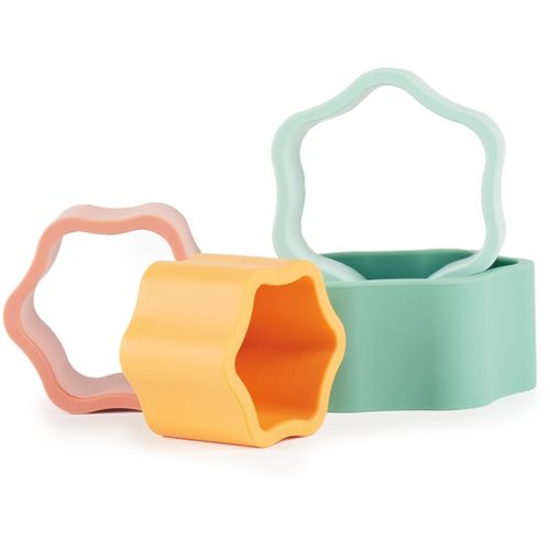 Silicone Stacking Tower Flower juguete multiactividades 12 m+ Tropical Vibes 4 ud - Bieco - Modalova
