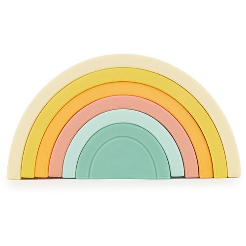 Silicone Rainbow arcoíris apilable 12 m+ Tropical Vibes 6 ud - Bieco - Modalova