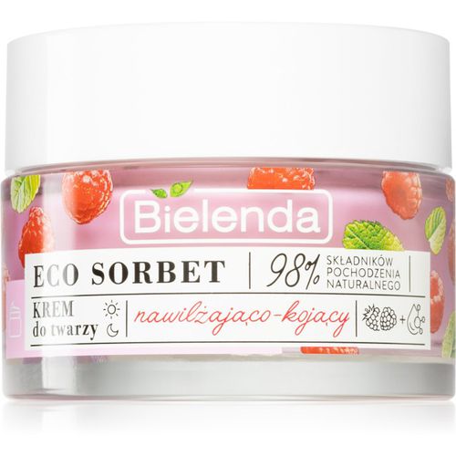 Eco Sorbet Raspberry hydratisierende und beruhigende Creme für das Gesicht 50 ml - Bielenda - Modalova