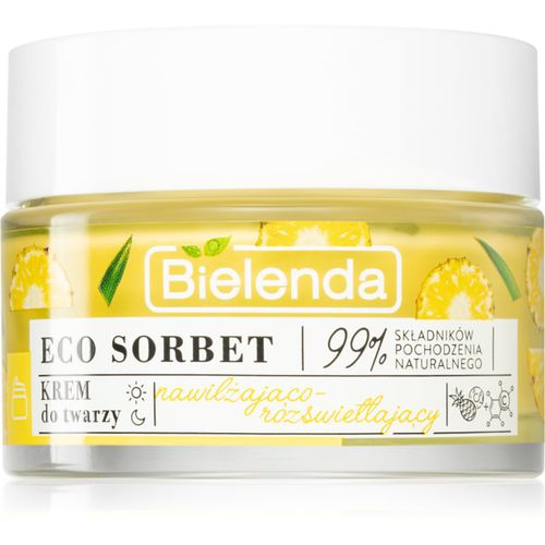 Eco Sorbet Pineapple feuchtigkeitsspendende und aufhellende Gesichtscreme 50 ml - Bielenda - Modalova