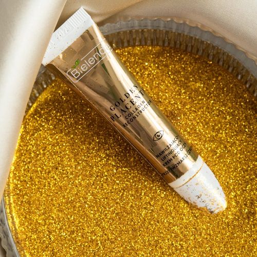 Golden Placenta Collagen Reconstructor crema de ojos con efecto lifting 15 ml - Bielenda - Modalova