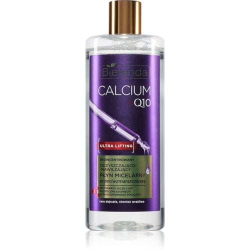 Calcium + Q10 Concentrated cleansing and moisturizing micellar fluid emulsione micellare detergente effetto antirughe 500 ml - Bielenda - Modalova