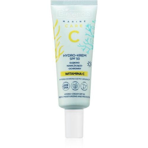 C Marine Care Hydro-cream deeply moisturizing and protective SPF 50 crema hidratante y protectora con vitamina C SPF 50 40 ml - Bielenda - Modalova