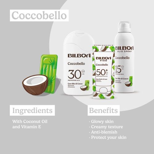 Coccobello Latte loción bronceadora con aceite de coco SPF 30 200 ml - Bilboa - Modalova