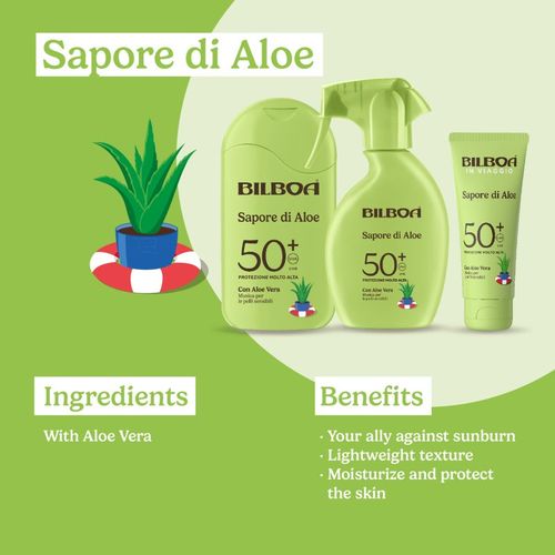 Sapore di Aloe Trigger spray bronceador con aloe vera SPF 50+ 250 ml - Bilboa - Modalova