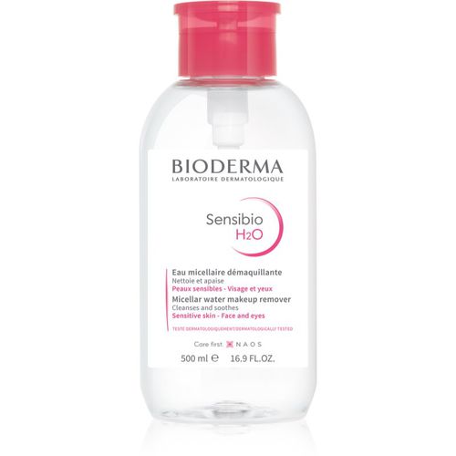 Sensibio H2O acqua micellare per pelli sensibili con dosatore 500 ml - Bioderma - Modalova