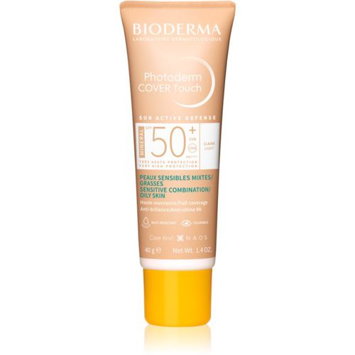 Photoderm Cover Touch base de cobertura total SPF 50+ tono Light 40 g - Bioderma - Modalova