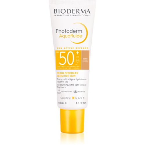 Photoderm Aquafluid Fluido facial protector tonificado SPF 50+ tono Golden 40 ml - Bioderma - Modalova