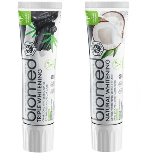 Duo set pasta de dientes natural 2 ud - Biomed - Modalova