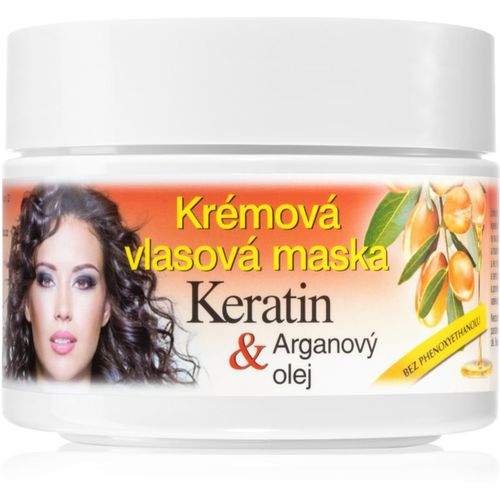 Keratin + Argan mascarilla regeneradora para cabello 260 ml - Bione Cosmetics - Modalova