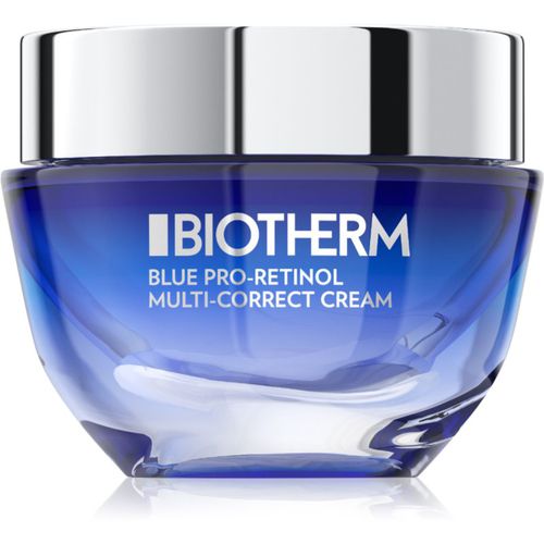 Blue Pro-Retinol Multi Correct Cream crema multi correctora contra los signos del envejecimiento con retinol para mujer 50 ml - Biotherm - Modalova