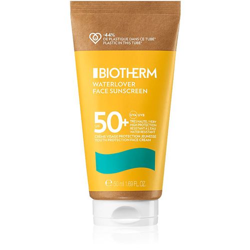 Waterlover Face Sunscreen crema protectora facial antiedad para pieles intolerantes SPF 50+ 50 ml - Biotherm - Modalova