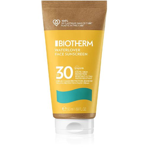 Waterlover Face Sunscreen SPF 30 schützende Gesichtscreme für intolerante Haut gegen Alterserscheinungen SPF 30 50 ml - Biotherm - Modalova