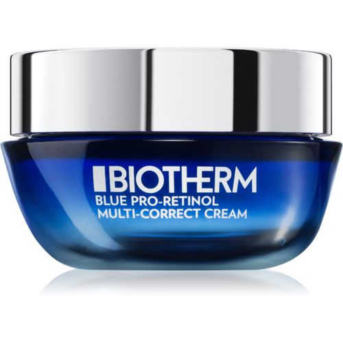 Blue Pro-Retinol Multi Correct Cream crema multi-correttiva contro i segni dell’invecchiamento con retinolo da donna 30 ml - Biotherm - Modalova