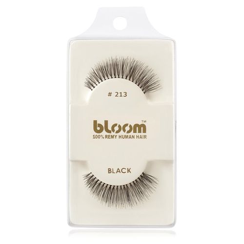 Natural ciglia finte in capelli naturali No. 213 (Black) 1 cm - Bloom - Modalova