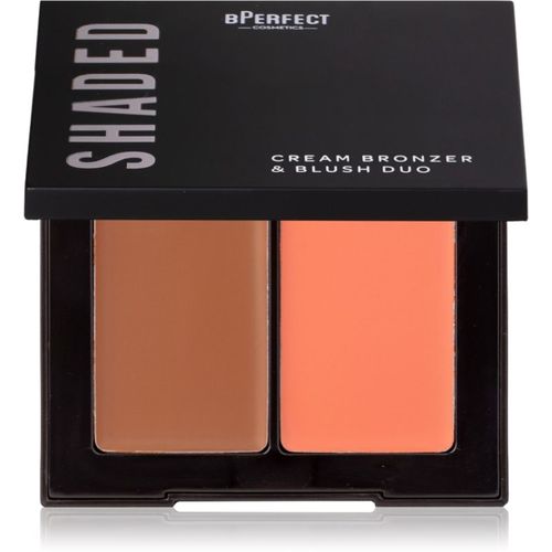Shaded Cream Bronzer & Blush Duo bronceador y colorete tono 01 Light 7 g - BPerfect - Modalova