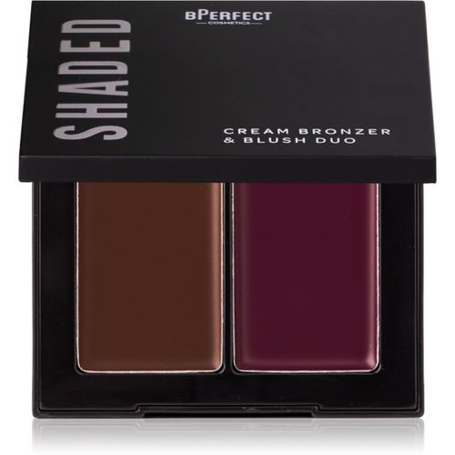 Shaded Cream Bronzer & Blush Duo bronceador y colorete tono 05 Deep 7 g - BPerfect - Modalova