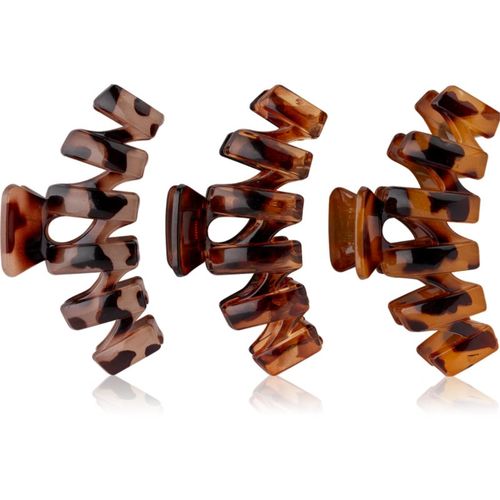 Tortoiseshell Claw Clips pinzas para el cabello 3 ud - Brushworks - Modalova